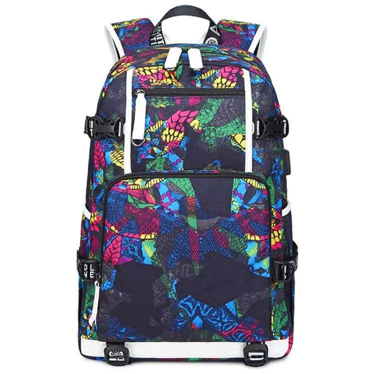 TBD0585605601A.webp 6101-5 Printed Backpack Large Capacity Computer Backpack Waterproof Student School Bag - Image 1