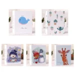 Large 6 Inch 100 Sheets Couples And Children Plastic Photos Cartoon Photo Album - Image 2