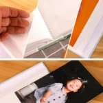 Large 6 Inch 100 Sheets Couples And Children Plastic Photos Cartoon Photo Album - Image 4