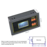 Car DC Voltage Electricity Table 12/24V Battery Lead-Acid Battery Turn 5V USB Fast Charge Display - Image 3