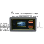 Car DC Voltage Electricity Table 12/24V Battery Lead-Acid Battery Turn 5V USB Fast Charge Display - Image 5