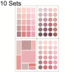 10 Sets YZCSBQ Multifunctional Color Label Sticker Index Sticky Note