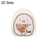 10 Sets Cartoon Transparent PVC Sticker Pack Diary And Notebook Decoration Stickers