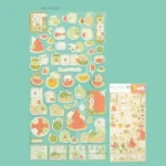 10pcs RBJLT Corner Plane Stickers Account Diary Decoration Hot Stamping Cartoon Stickers - Image 3