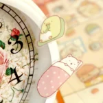 10pcs RBJLT Corner Plane Stickers Account Diary Decoration Hot Stamping Cartoon Stickers - Image 5