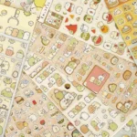 10pcs RBJLT Corner Plane Stickers Account Diary Decoration Hot Stamping Cartoon Stickers - Image 6