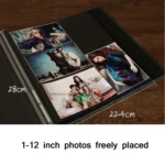 12 inch Suede Handmade DIY Pasted Film Photo Album - Image 3