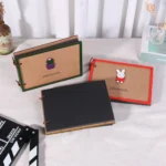 Wooden Loose-Leaf Album Children Growth Painting Album Couple DIY Handmade Gifts - Image 5