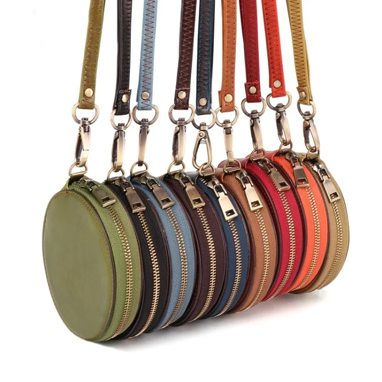 TBD0586806101_B1.webp K058 Retro Cute Round Coin Storage Bag Casual Clutch - Image 2