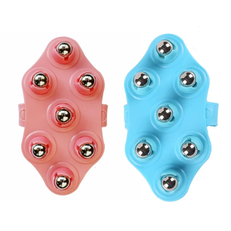 TBD0586806301_1.webp Seven-ball Massager Multifunctional Five-element Meridian Brush Lymphatic Dredging Roller-ball Massager, Shape: Ordinary  Pink - Image 5