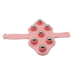 Seven-ball Massager Multifunctional Five-element Meridian Brush Lymphatic Dredging Roller-ball Massager, Shape: Ordinary  Pink - Image 2