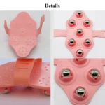 Seven-ball Massager Multifunctional Five-element Meridian Brush Lymphatic Dredging Roller-ball Massager, Shape: Ordinary  Pink - Image 3