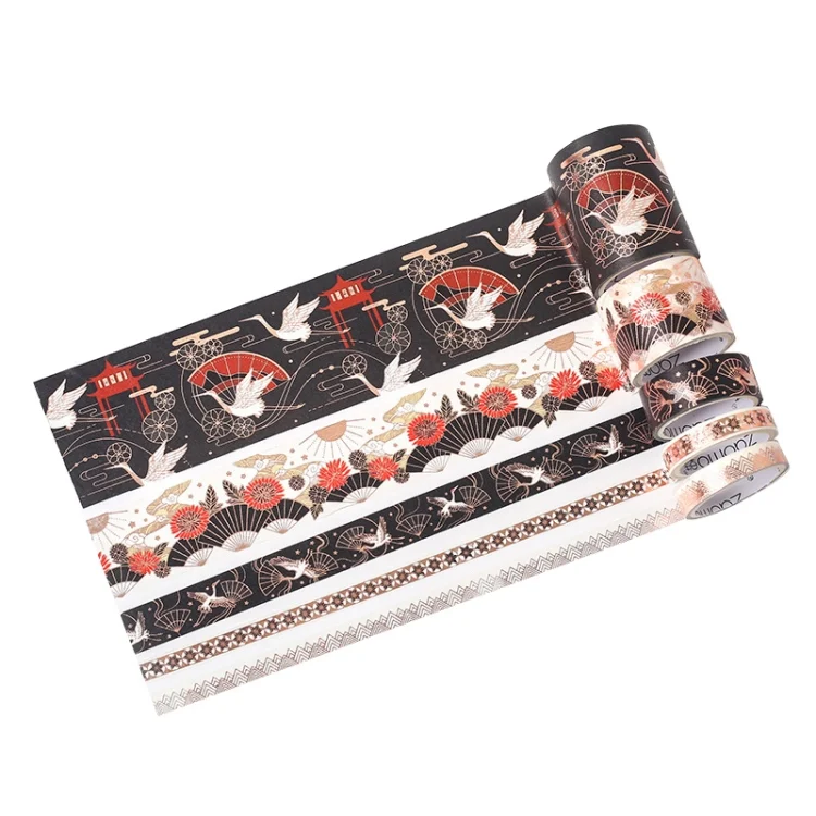 Retro Wind Hot Stamping And Paper Tape Lipstick Decorative Tape Hand Account Tape