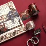 Retro Wind Hot Stamping And Paper Tape Lipstick Decorative Tape Hand Account Tape - Image 5