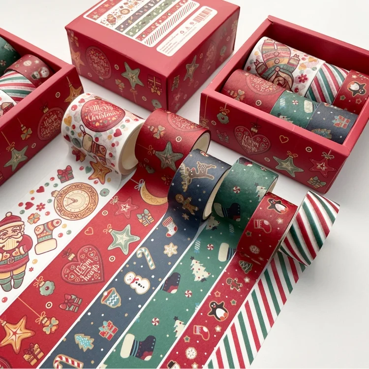 TBD0586811801_B1.webp Boxed Christmas Pocket Tape Decoration Material - Image 2