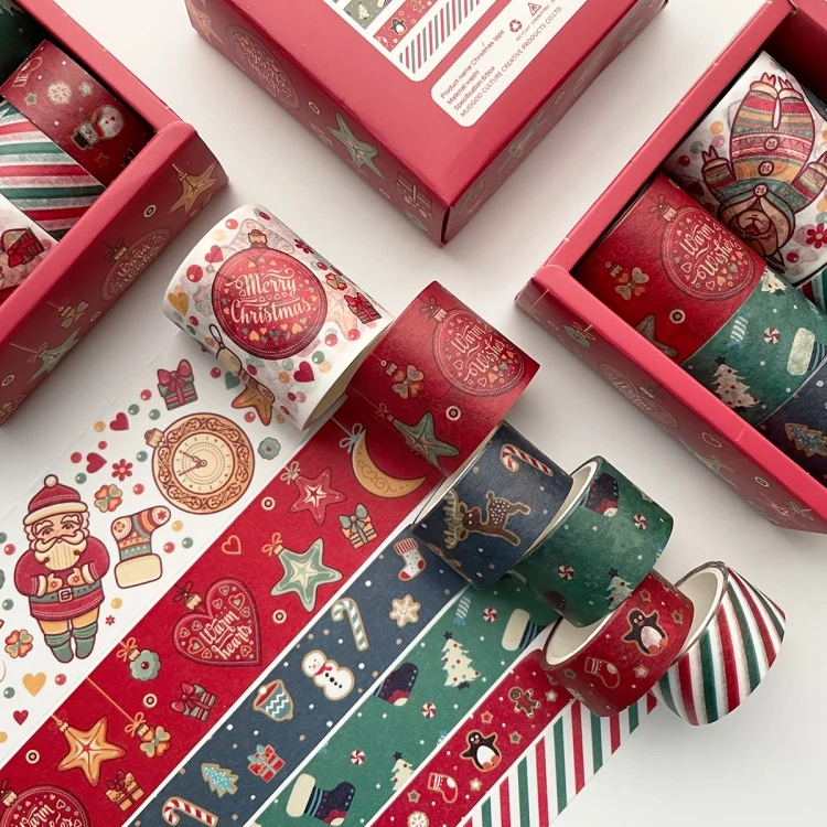 TBD0586811801_B3.webp Boxed Christmas Pocket Tape Decoration Material - Image 4