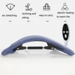 Electric Heating Lumbar Support Pad Lumbar Spine Stretcher Massager Spine Correction Backrest Board - Image 4