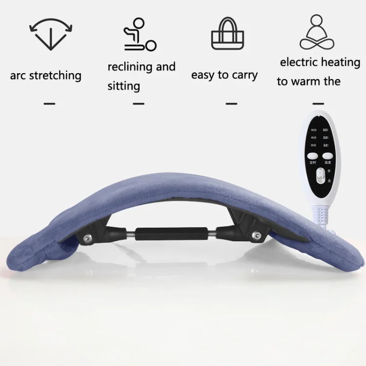 TBD0586813601_B3.webp Electric Heating Lumbar Support Pad Lumbar Spine Stretcher Massager Spine Correction Backrest Board - Image 4
