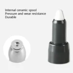 Electroplated Pure Copper Rotating Nozzle 360 Degree Fast Rotation 1/4 Quick-Insert Ceramic Spool - Image 3