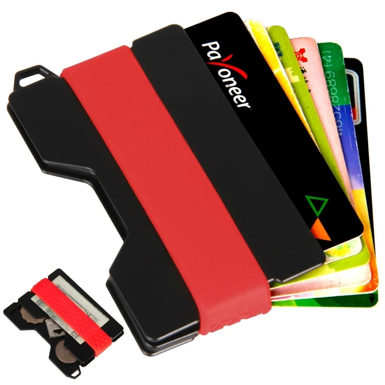 TBD0587453801_1.webp Aluminum Alloy RFID Card Holder Anti-Theft EDC Wallet Coin Storage Box Key Card Holder - Image 6