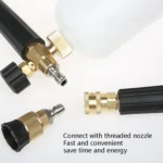 2 Sets High Pressure Spray Head Fast Insertion 1/4 Quick Pure Copper Joint - Image 6