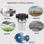 Water Pipe Front Plastic Filter Garden Irrigation Water Purifier, Specification: - Image 5
