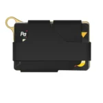 Aluminum Alloy Card Holder Leather Wallet Multifunctional Adjustable Snap Button Pocket Wallet - Image 4