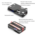 New-Bring Metal Card Holder Multifunctional  EDC Wallet Can Store Keys & U Disk - Image 3