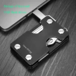 New-Bring Metal Card Holder Multifunctional  EDC Wallet Can Store Keys & U Disk - Image 5
