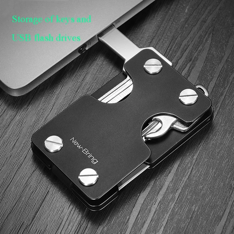 TBD0587744301_B4.webp New-Bring Metal Card Holder Multifunctional  EDC Wallet Can Store Keys & U Disk - Image 5