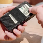 New-Bring Metal Card Holder RFID Anti-Theft Magnetic Automatic Shift Business Card Sase Waterproof Wallet - Image 5