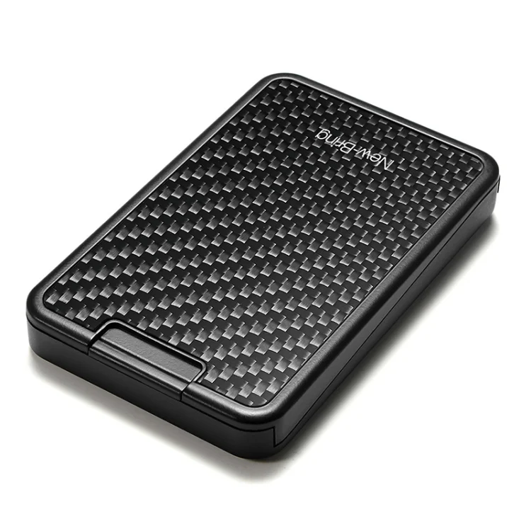 New-Bring  Carbon Fiber Metal Card Holder Male Personality Card Holder Anti-Theft  RFID Ultra-Thin Small Card Box
