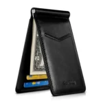 New-Bring Anti-Theft RFID Card Holder Men Ultra-Thin Card Holder Multi-Card Position ID Leather Case