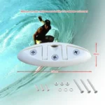 5 Inch Nylon Folding Cable Bolt Claw Bollard Marine Yacht Hardware Accessories - Image 3