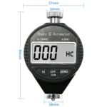 Electronic Digital Display Hard Meter Plastic Rubber Silicone Tire Hardness Meter - Image 3
