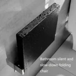 TX-116N-UP Bathroom Shower Seat Elderly Household Wall-Mounted Toilet Folding Stool - Image 3