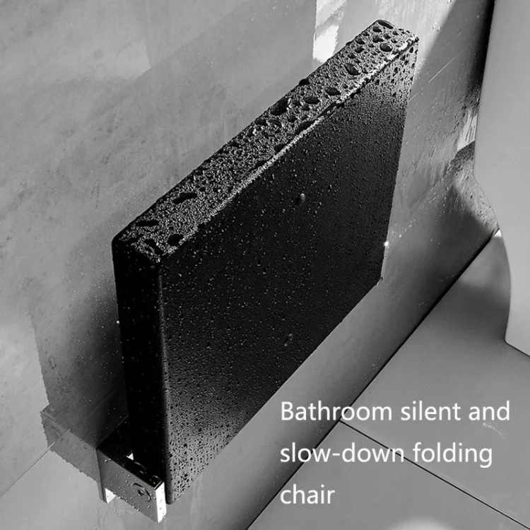 TBD0587907601_B2.webp TX-116N-UP Bathroom Shower Seat Elderly Household Wall-Mounted Toilet Folding Stool - Image 3