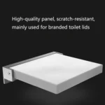 TX-116N-UP Bathroom Shower Seat Elderly Household Wall-Mounted Toilet Folding Stool - Image 4