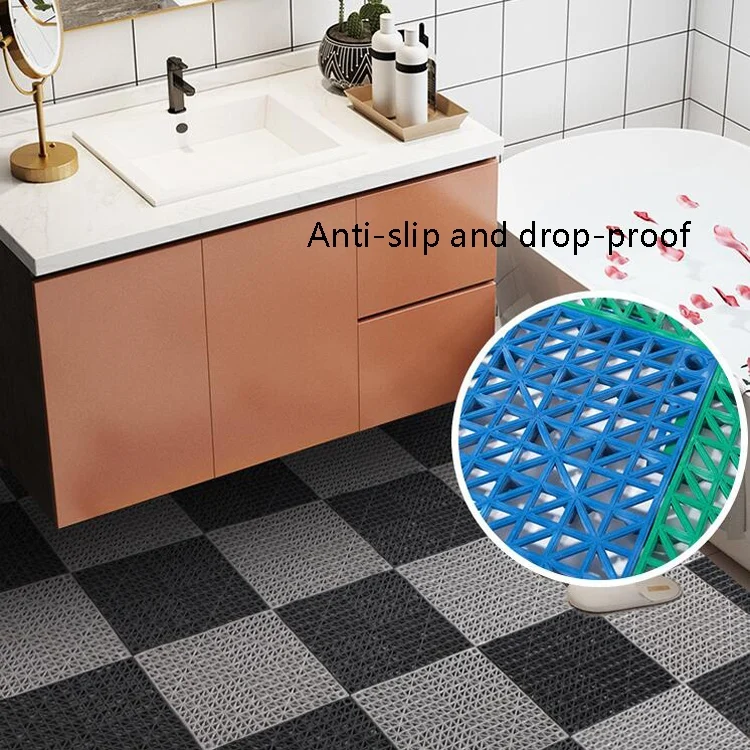TBD0588222901_B4.webp Thickened PVC Can Be Spliced  Floor Mat Kitchen Bathroom Anti-Slip Foot Pad Hollow Injection Pad - Image 5