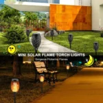 2 PCS Outdoor Courtyard Solar Flame Light Park Lawn Decoration Waterproof Landscape Light - Image 4