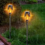 2 PCS Outdoor Courtyard Solar Flame Light Park Lawn Decoration Waterproof Landscape Light - Image 5