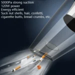 Car Vacuum Cleaner Wireless USB Charging High Power Small Handheld Vacuum Cleaner - Image 4