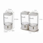 Marbrasse Metering Seasoning Box Pressing Type Seasoning Bottle Rotary Sealing Household Kitchen Seasoning Can - Image 3