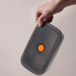 Refrigerator Fruit Fresh-Keeping Box 304 Stainless Steel Sealed Lunch Box - Image 3