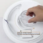 LED Ceiling Lamp Waterproof Moisture-Proof Dustproof Supply Light Bathroom Balcony Lamp - Image 4