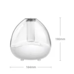 K11 1500ml Transparent Humidifier Household Mute Small Air Purifier Large-Capacity Ultrasonic Humidifier, CN Plug - Image 3