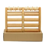 Wooden Roller Massager Small Nails Five-Row Foot Massager - Image 3