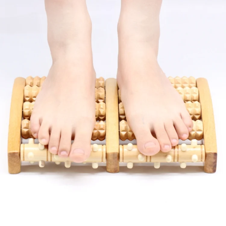 TBD0589163101_B4.webp Wooden Roller Massager Small Nails Five-Row Foot Massager - Image 5