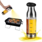 Stainless Steel Push-Type Oil Spray Bottle Barbecue Oil And Vinegar Sprayer - Image 2