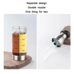 Stainless Steel Push-Type Oil Spray Bottle Barbecue Oil And Vinegar Sprayer - Image 5